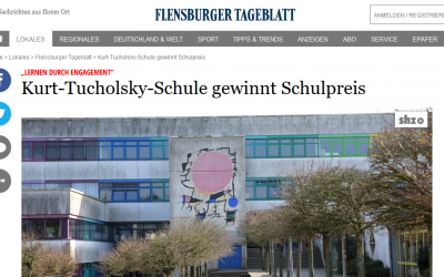 Preisverleihung des LdE-Schulpreises am 19. Juni 2019 an der KTS Flensburg