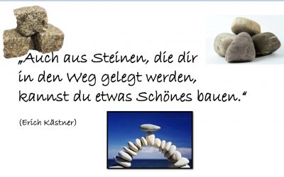 Homepage: Stolpersteine überwinden!